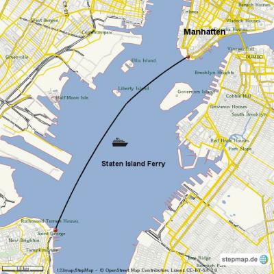 staten island ferry map route ferries terminals manhattan nyc transportation development type project gov choose board